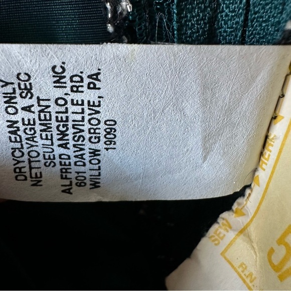 Vtg Flirtations by Alfred Angelo Sz 5/6 80s Party Dress  Homecoming Prom Formal - Picture 9 of 16